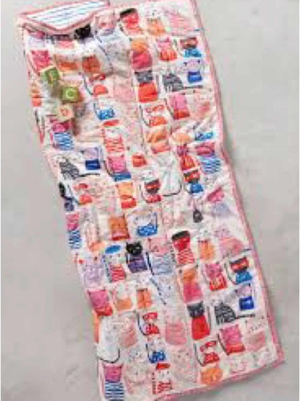 Anthropologie Carolyn Gavin Cat Collection Kids Quilting Toddler Size